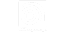 Logo Ampeg: symbole graphique concentrique blanc dans un rectangle arrondi et texte 'Ampeg' en dessous.